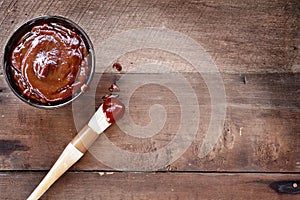 Basting Brush with BBQ Sauce