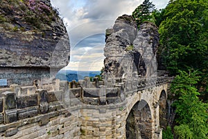 Bastion Bridge in Saxonia near Dresden