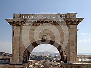 Bastion of Saint Remy, Cagliari, Sardinia, Italy