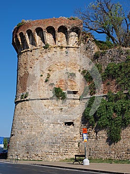 Bastion in San Gimignano, Italy