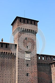 Bastion of Sforzesco Castle in Milan