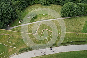 The bastions of the KÃ¶nigstein fortress.