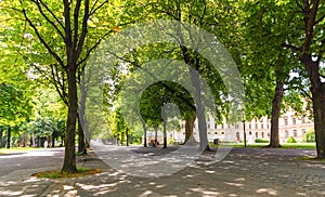 Bastions park, Geneva, Switzerland photo