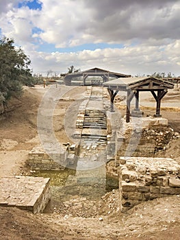 Bastism Site is the place where Jesus of Nazareth was baptized by John the Baptis photo
