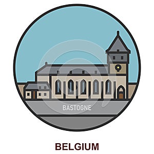 Bastogne. Cities and towns in Belgium