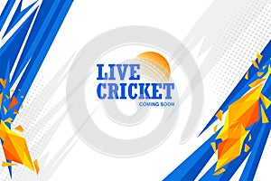 bat and ball of cricket championship on sports background photo