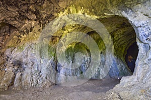Bat cave in Bran Romania