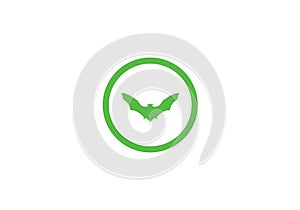 Bat flying animal symbol icon night mammel