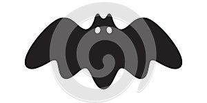 Bat  icon logo Halloween symbol dracula Vampire ghost cartoon character doodle illustration design