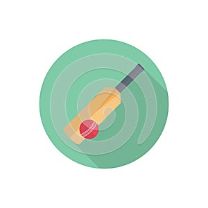 Bat vector flat color icon