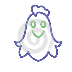 Bat Isolated Vector icon that can be easily modified or edited