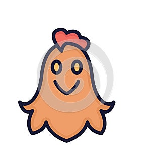 Bat Isolated Vector icon that can be easily modified or edited