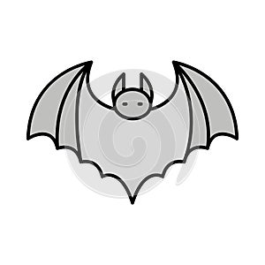 Bat Isolated Vector icon that can be easily modified or edited