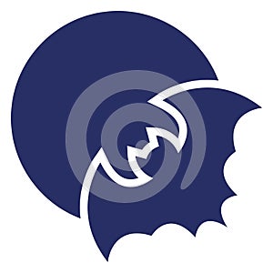 Bat Isolated Vector icon which can easily modify or edit