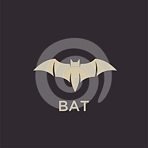 Bat logo icon designs illustration