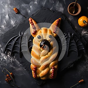 Bat Pastry: A Spooky Halloween Treat photo