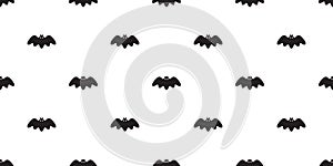 Bat seamless pattern  Halloween dracula Vampire ghost cartoon illustration gift wrap paper white design