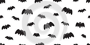 Bat seamless pattern  Halloween dracula Vampire ghost cartoon illustration gift wrap white design