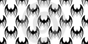 Bat seamless pattern  Halloween dracula Vampire ghost cartoon scarf isolated repeat wallpaper tile background illustration g