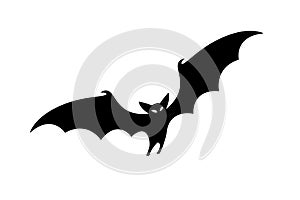 Bat silhouettes - Halloween vector illustration