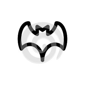 Bat vector icon