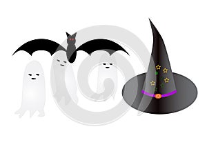 Bat and Witch Hat