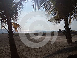 Bataan beach. In between