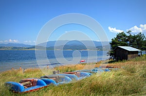 Batak lake shore view