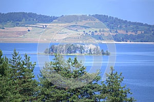 Batak reservoir panorama,Bulgaria