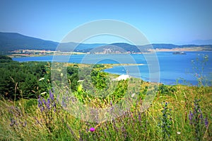 Batak reservoir panorama,Bulgaria