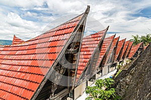 Batak rooftops Sumatra