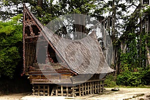 Batak's house in Sumatra photo