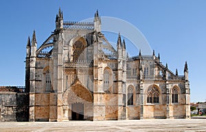 Batalha gothic monastery in Portugal. photo