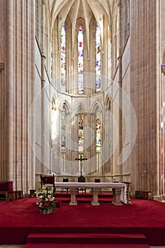 Batalha Monastery. Altar and Apse of the Church photo