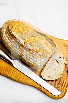 Batard shaped bread