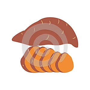 Batata sweet potato illustration