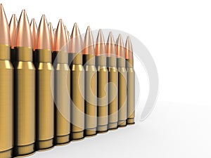 Batch of ammo - high calibre bullets