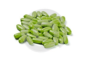 Batch of green pills