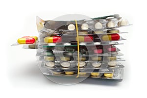 Batch of pills packages