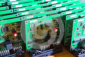 Batch of Ready to Use Printed Circuit Boards with Surface Mounted Devices