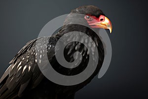 Bateleur eagle, a medium-sized bird of prey found in sub-Saharan Africa.