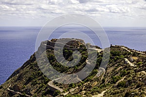 Bateria de Castillitos, Murcia, Spain. Cartagena