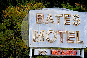 Bates Motel Sign