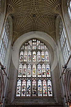 Bath Abbey Vaulting in Bath, Somerset, England