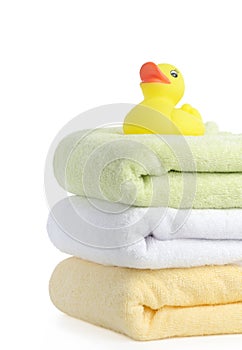 Bath accessories. Bath towels