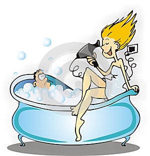 Bath electrical hazard