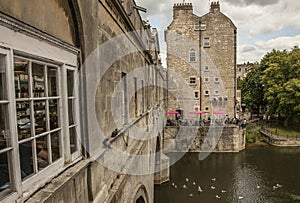 Bath, England - the Pulteney Bridge.