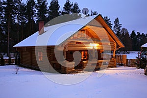 Bath house in Vidzeme region. Latvia