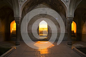 Bath house in the Zand castle in Shiraz, Iran