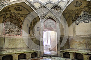 Bath house in the Zand castle in Shiraz, Iran